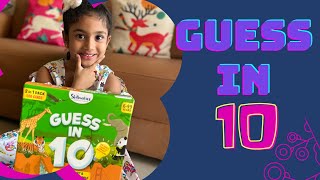 Guess In 10 || Game Unboxing || Smile With Honey