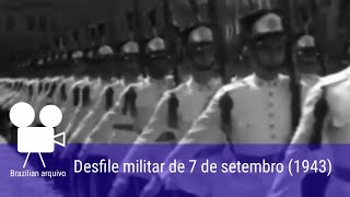 Desfile militar Civico no Rio de janeiro (1943)