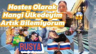 Artık bu hangi ülke şehir diye bilmeden yaşadığım Brat Hostes Eram 🇷🇺💅✨✈️