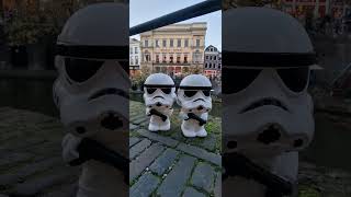 Stormtroopers visiting Oude gracht Utrecht