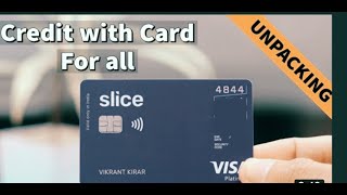 SLICE Credit VISA Card Unpacking  30 January 2021