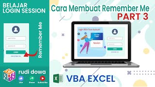 Cara Membuat Remember Me pada Login dengan VBA Excel | How to Make Remember Me Button With VBA Excel