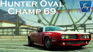 Hunter Cavalry Burning Route & Oval Champ 69 | Burnout Paradise Remastered