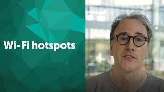 WiFi hotspots with  David Emm