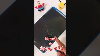 Drawing a Flying Bird #shorts #drawing #childrensart #art