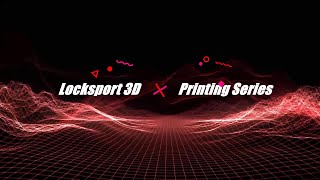 Locksport 3D Printing Series - Locksport Educational and Visual Tools - #locksport #3dprinting