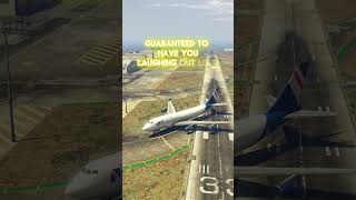 Franklin Enters a Plane in GTA 5 in the FUNNIEST Way 😂🤣🤣 #gta5 #shorts #plane #gta5fail #shortsfeed