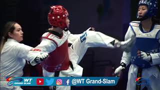 HIGHLIGHT |Women -49kg  Semifinal，Min-Ah HA (KOR) VS Xueqin TAN (CHN)