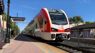 Caltrain EMU Test Trains in Action Day 1