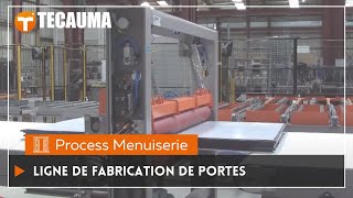 Ligne de fabrication de portes