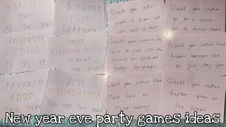 Birthday party games ideas | 2 NYE games ideas