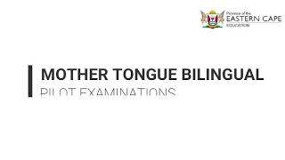 Deputy Principal on Mother Tongue Exams