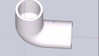 Sketchup PVC Elbow Fitting Tutorial