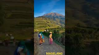 Indah Banget pemandangan Gunung sumbing magelang