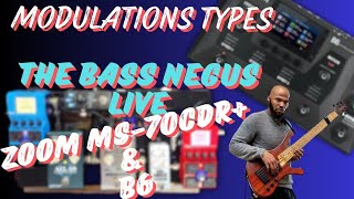 "🎸 Understanding Bass Modulation Effects: Types and Uses 🎸" Zoom MS-70CDR+ & Zoom B6