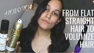 How to Curl Hair From Flat Straight to Volumize Beachy Wavy Hair| Jasmiiin Jimenez