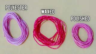 💥#EP3 | How I Do Waxed Polyester Cord at Home, Don't Buy, Make It 😍😍