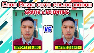 Cara Memperkecil Ukuran Foto Paling Mudah Tanpa Software Editing