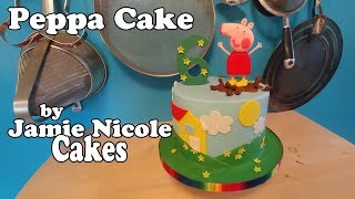 Peppa Pig Cake by Jamie Louks with Sugar Shapers