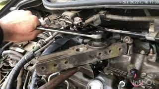 Remove injector toyota D-cat Жесткое снятие форсунки D-cat , сьемник для форсунки