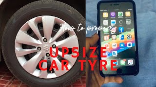 Car Tyre Up Size Proper Method | With Baleno | വാഹന Tyre ശരിയായ രീതിയിൽ എങ്ങനെ Upsize ചെയ്യാം