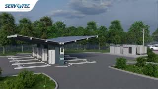 Solar-Powered EV Charging Carport | Sustainable and Efficient Solution | Servotech Power Systems Ltd