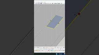 Console Modeling in SketchUp #Tips 5 #shorts