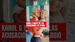 Karol G habló sobre la acusación de plagio de su nueva canción “Contigo”