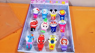 Unboxing and Review Spiderman, Frozen, Ben 10, Hello Kitty, Iron Man Avenger Digital Watch for Kids