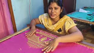 simply explain bridal aari work blouse design | Only 5000 /-  | bhuvana | Tamil