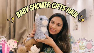 UNBOXING BABY SHOWER GIFTS 🎁 | WHAT DID WE GET? 👀 || Pregnancy series