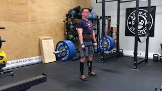 2/2/18 Deadlift 315x4 @7.5 ws 4/5