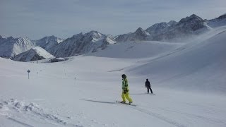 Stubaier Gletscher - Familien- & Anfängerfreundliche Abfahrt Nr. 7