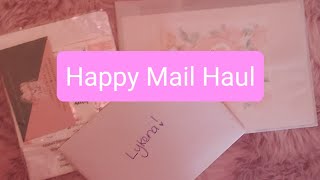 Happy Mail haul | Stickers, Scripts and Washi