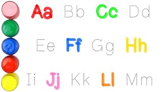 ABC Song | Learn A to Z Uppercase and Lowercase Letters | Write the Alphabet Along the Dotted Line