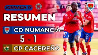 Resumen C.D. Numancia | 5-1 | C.P. Cacereño