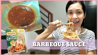 No Cook BBQ SAUCE | Hongkong Fried Noodles using Pansit Canton | Janice Pallarca