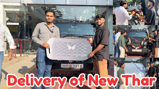 Thar Delivery | Taking Delivery of New Thar 😍 | Mahindra Thar Delivery 2024