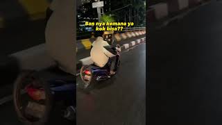 Ban motor nya ilang ??