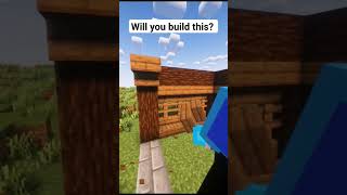 Minecraft horse stable tutorial #shorts