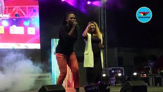 Joyce Blessing shows off her gospel swag at Fadama Boy Concert