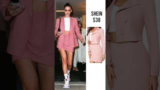 Bella Hadid outfit for less 💕 #shorts #shein #fashion #outfit #style #bellahadid #shorts