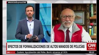 Flores en CNN sobre caso PDI: "el Ministro Cordero parece hablar por el gobierno".