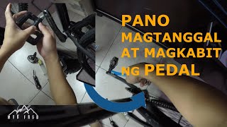 PAANO MAGTANGGAL AT MAGKABIT NG BIKE PEDAL