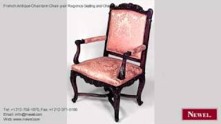 French Antique Chair/arm Chair-pair Regence Seating and