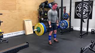 2/5/18 Deadlift 2ct Pause 310x5 @8.5 ws 3/3