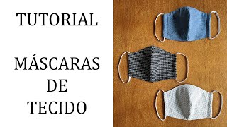 Como fazer máscaras de tecido | Tutorial