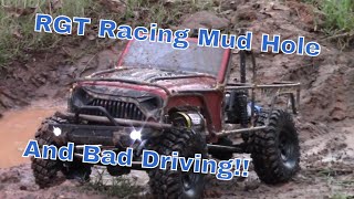 Rgt Racing Mud hole and Bad Driving