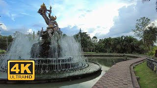 4K Negara City Park Jembrana Bali Walking Tour | DJI Pocket 2 Footage