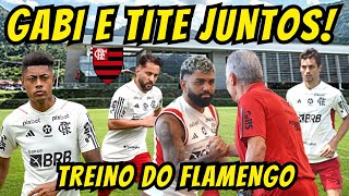 TREINO DO FLAMENGO HOJE! RECADO DO GABIGOL PRO TITE! NOTICIAS DO FLAMENGO